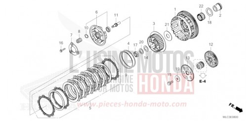 EMBRAYAGE XL750P de 2024